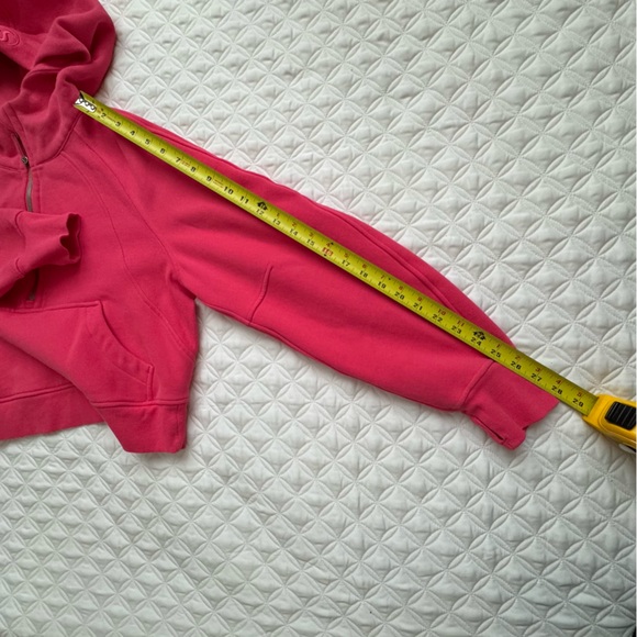 lululemon athletica Scuba Oversized Half Zip Hoodie Sweatshirt Lip Gloss Sz XS/S - Picture 11 of 15